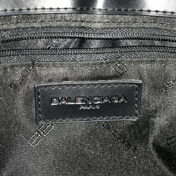 BALENCIAGA Black Canvas Logo Tote Bag black - Picture 7 of 12